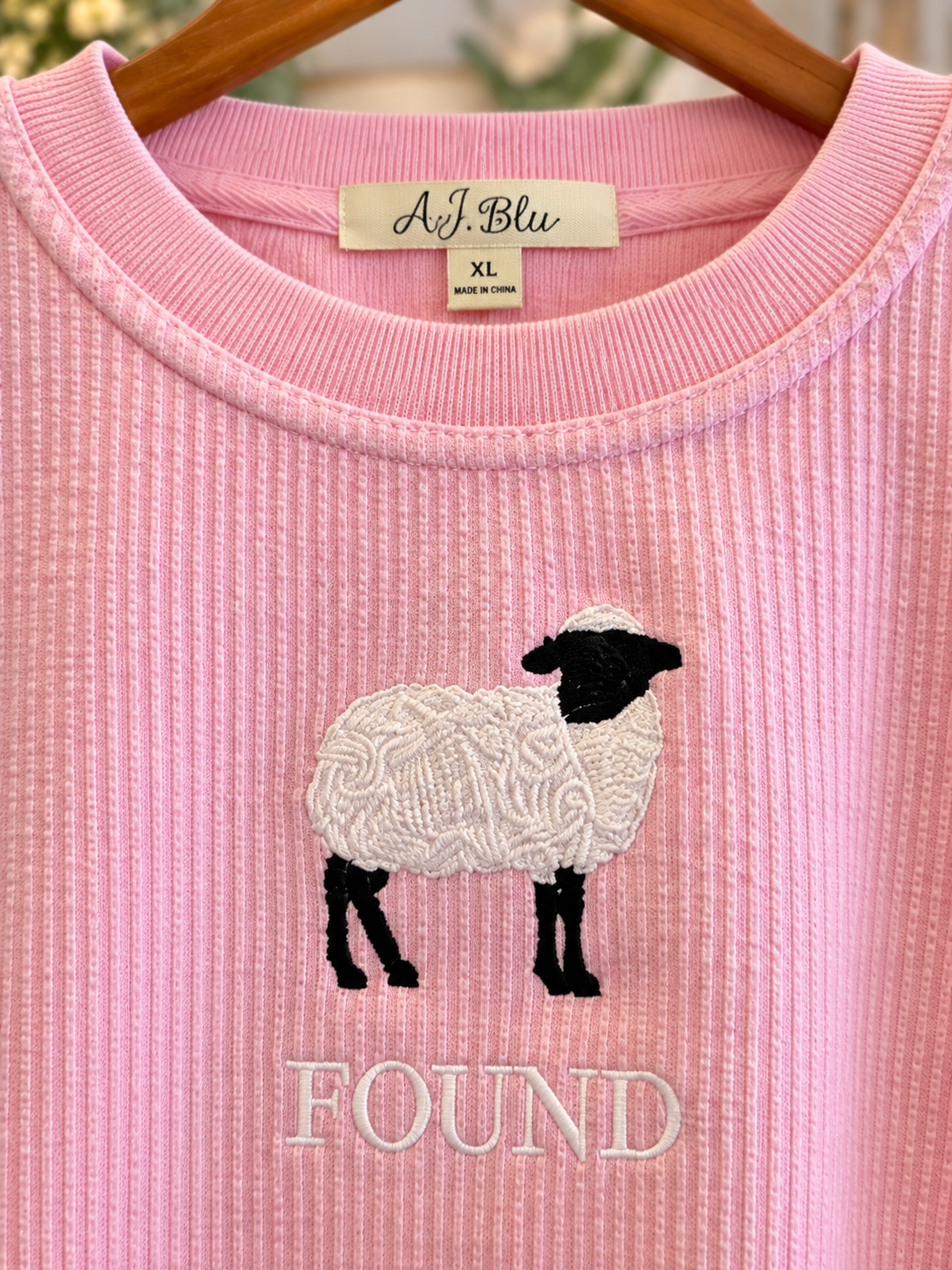 FOUND Corded  Crewneck Sweatshirt