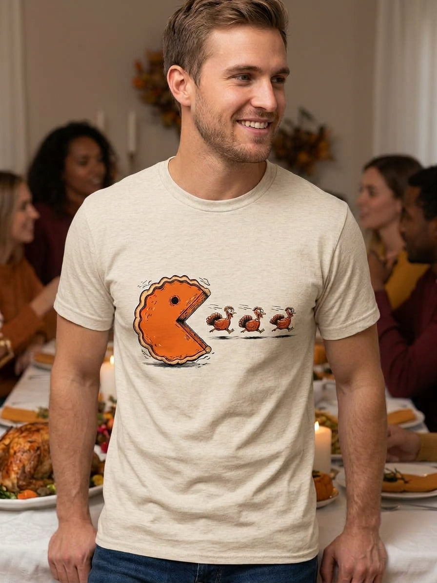 Pumpkin Pie Chasing Turkeys