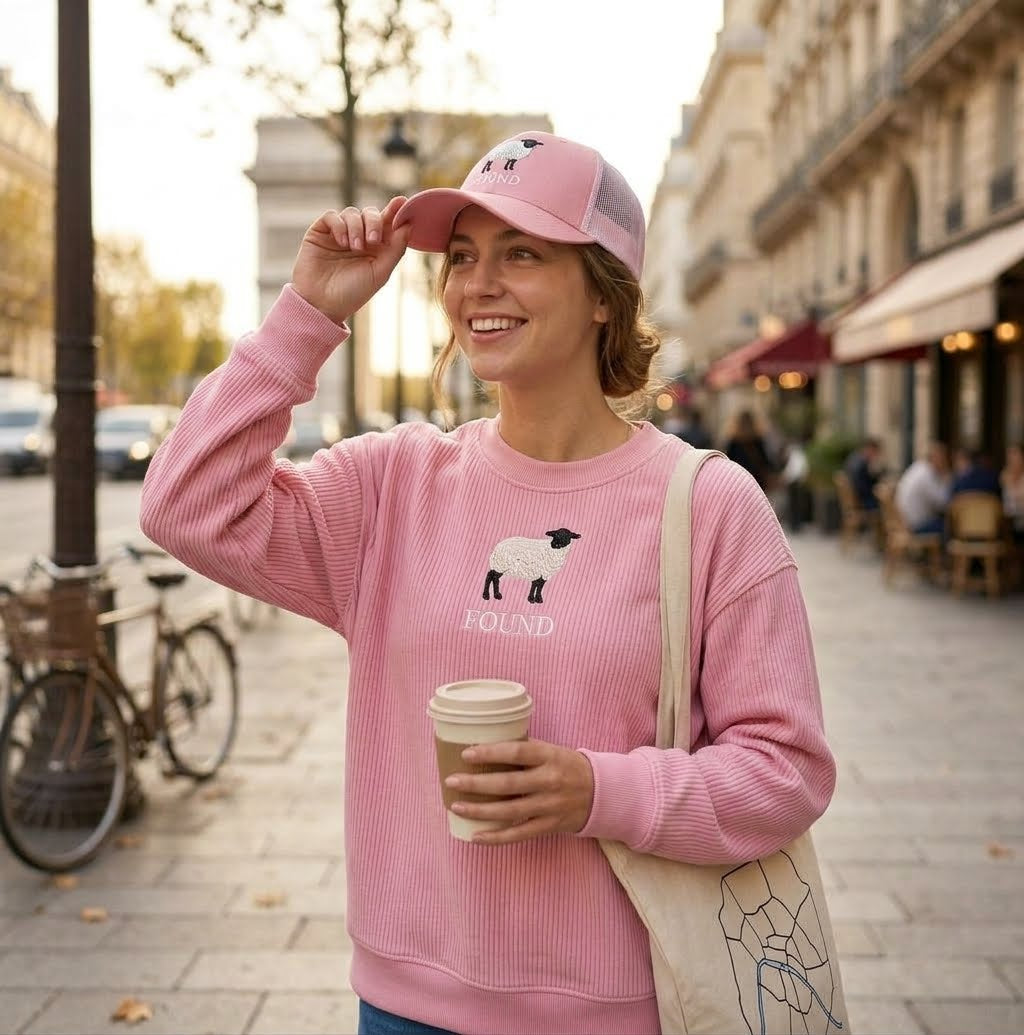 FOUND Corded  Crewneck Sweatshirt