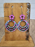 Flower and Loops Earrings