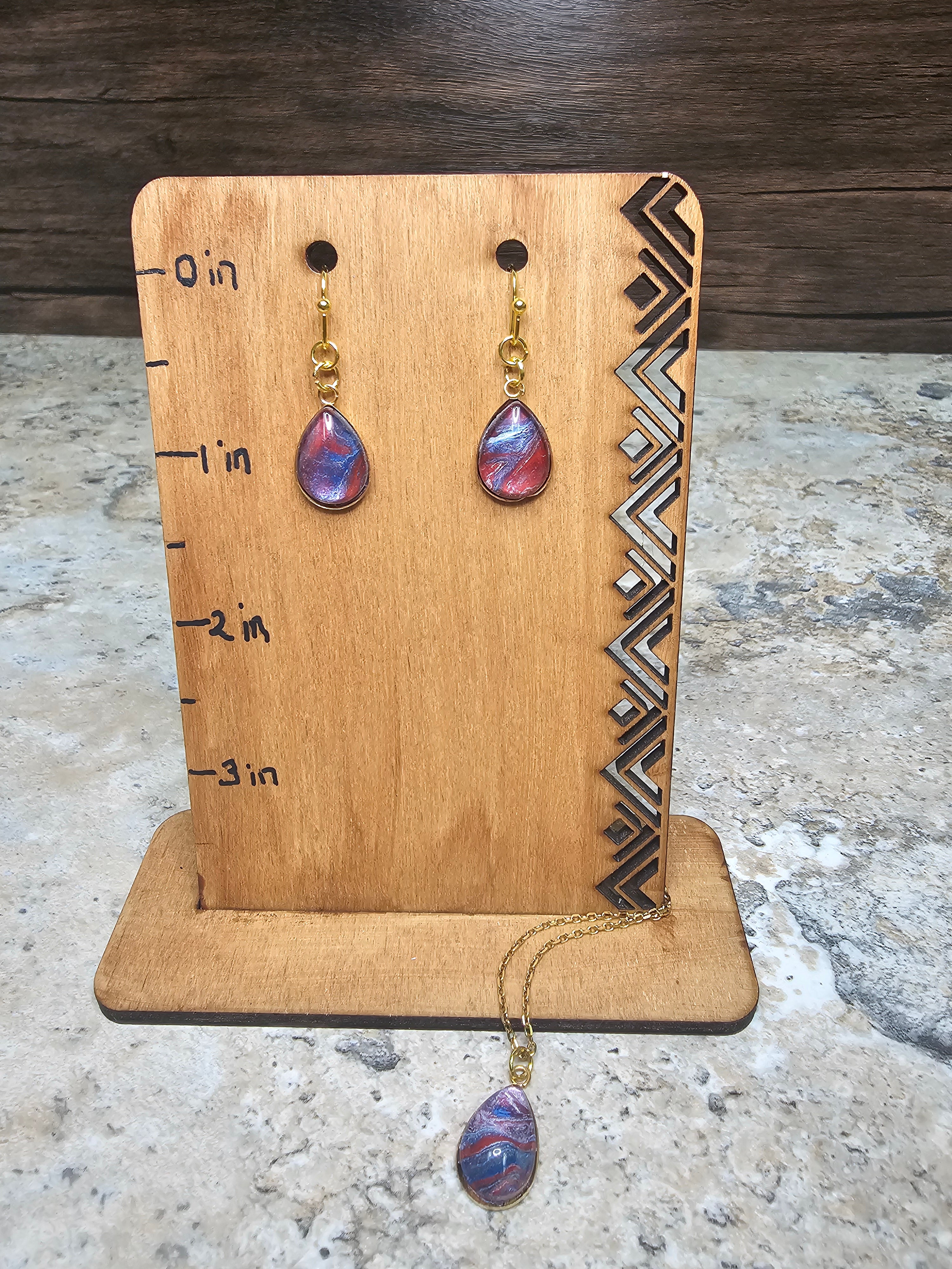 Fluid Art Earrings