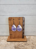Snowflake Raindrop Dangling Earring