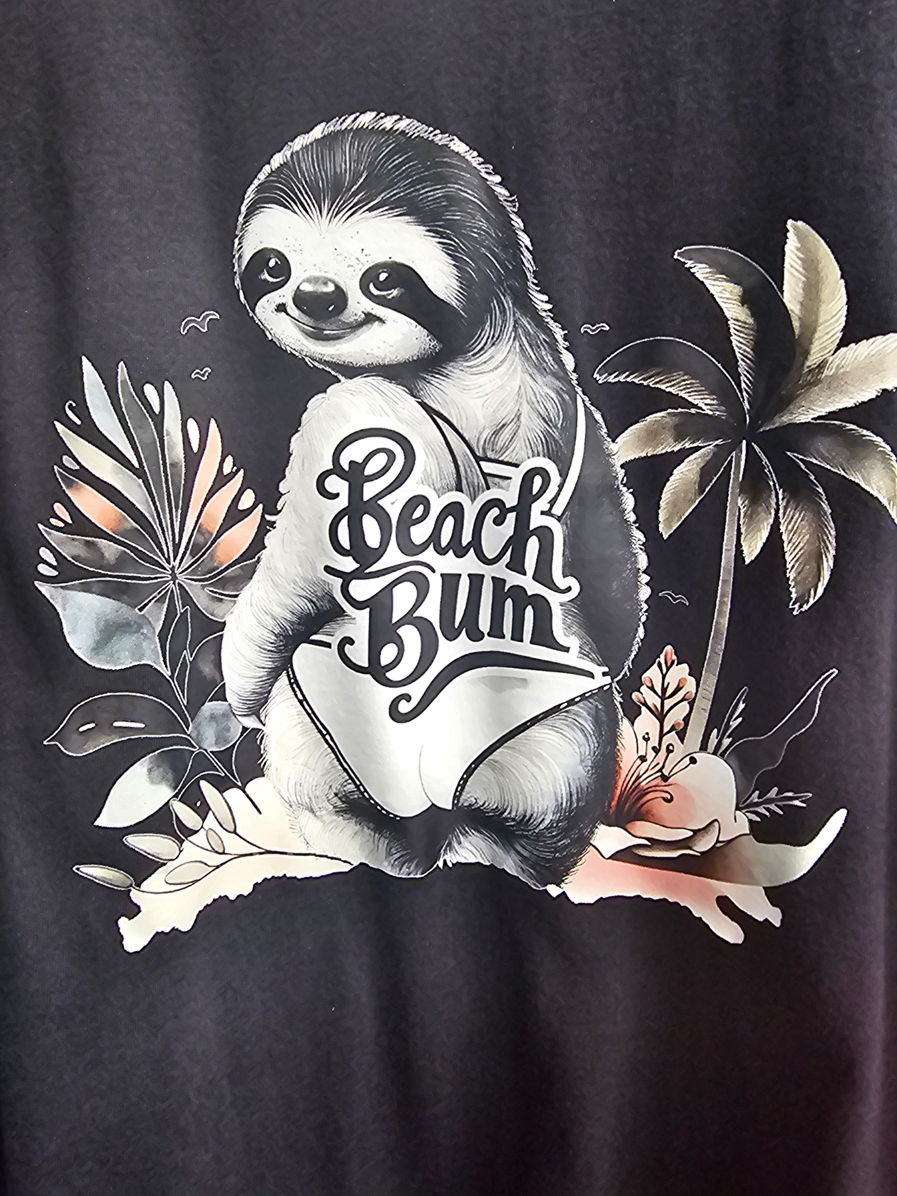 Sloth Beach Bum Tee