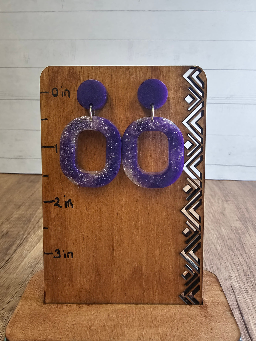 Resin Dangle Earrings