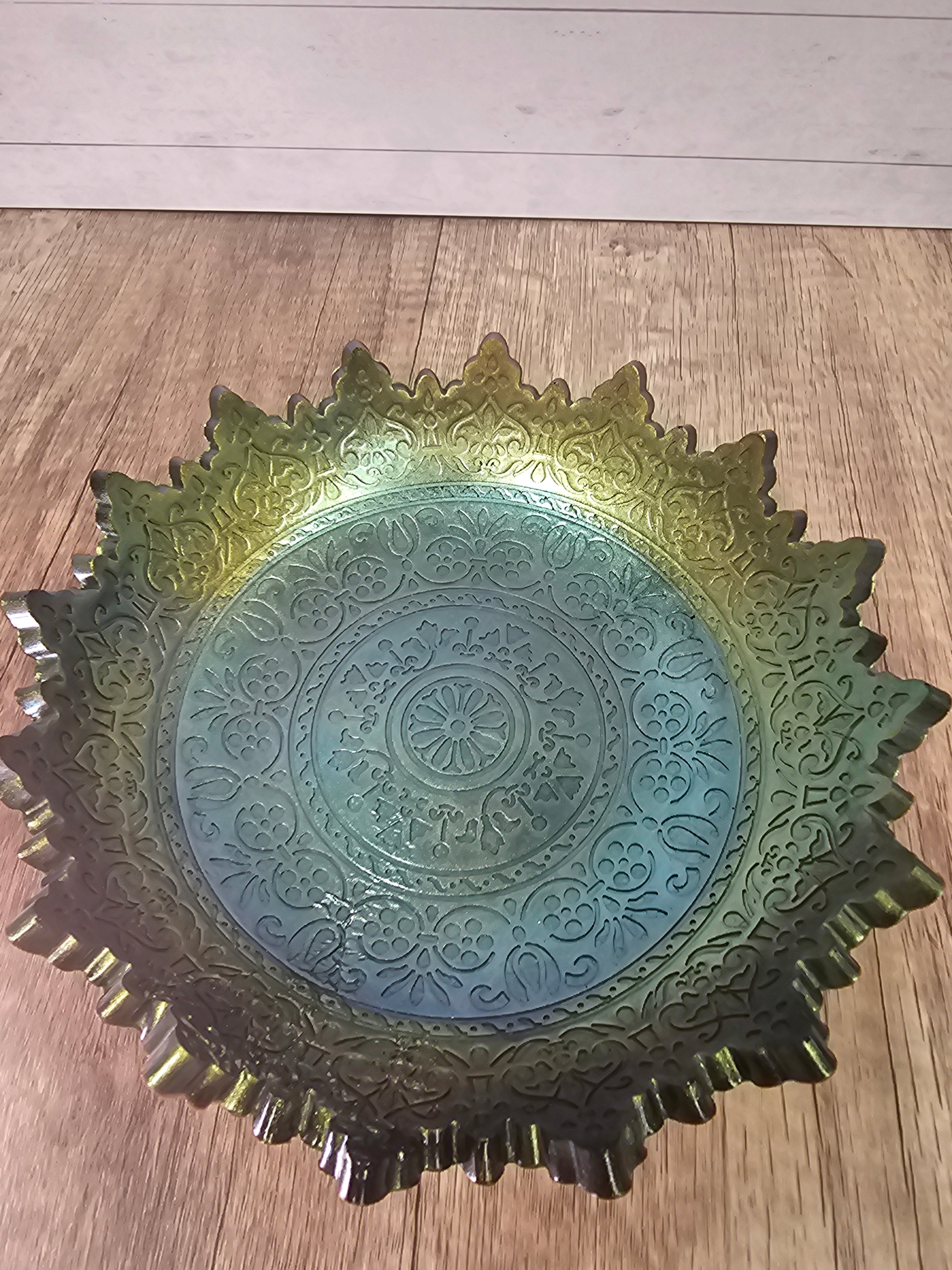Resin Mandala Bowl