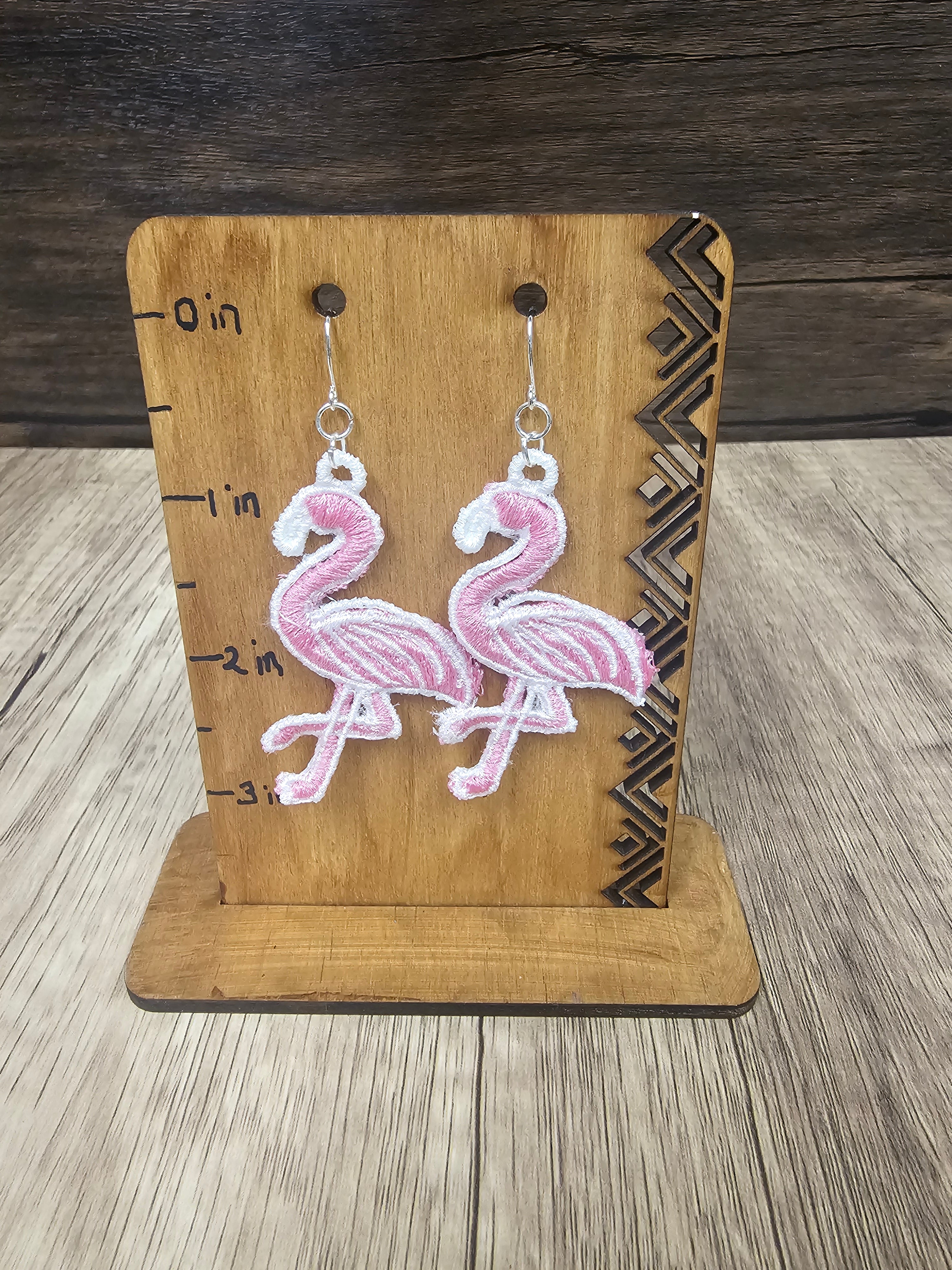 Embroidered Summer Earrings