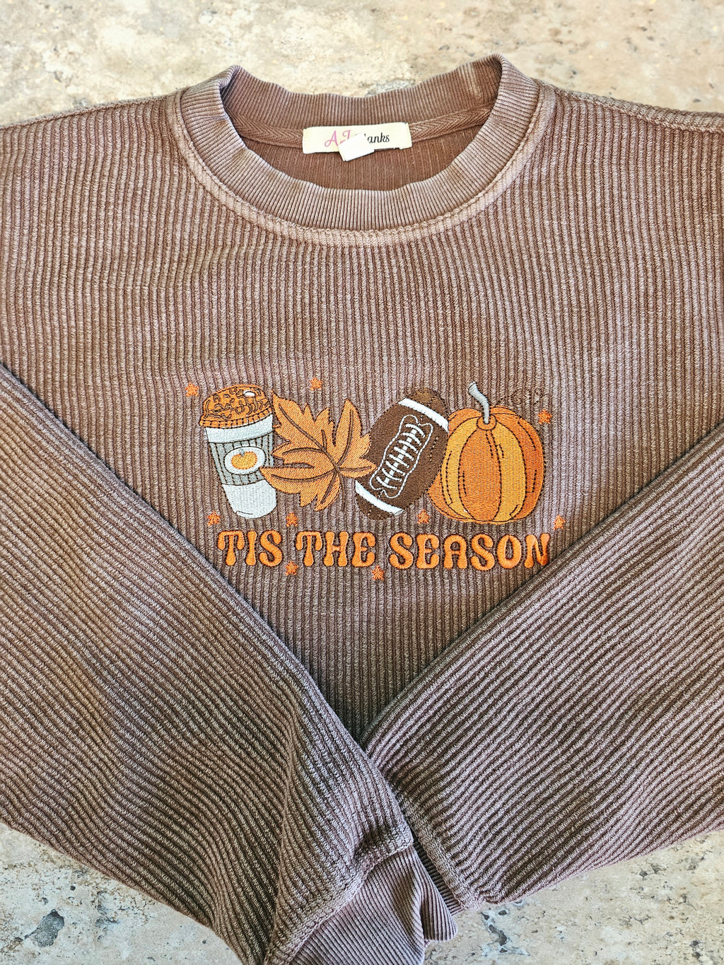 Tis The Season Embroidered Sweater