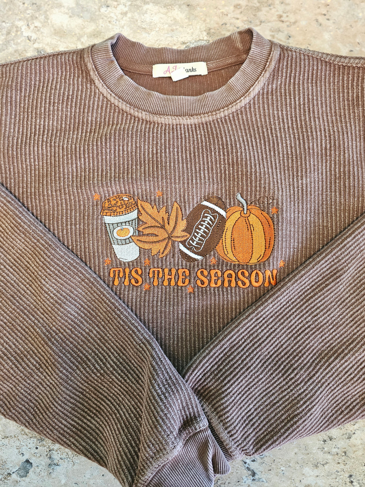 Tis The Season Embroidered Sweater
