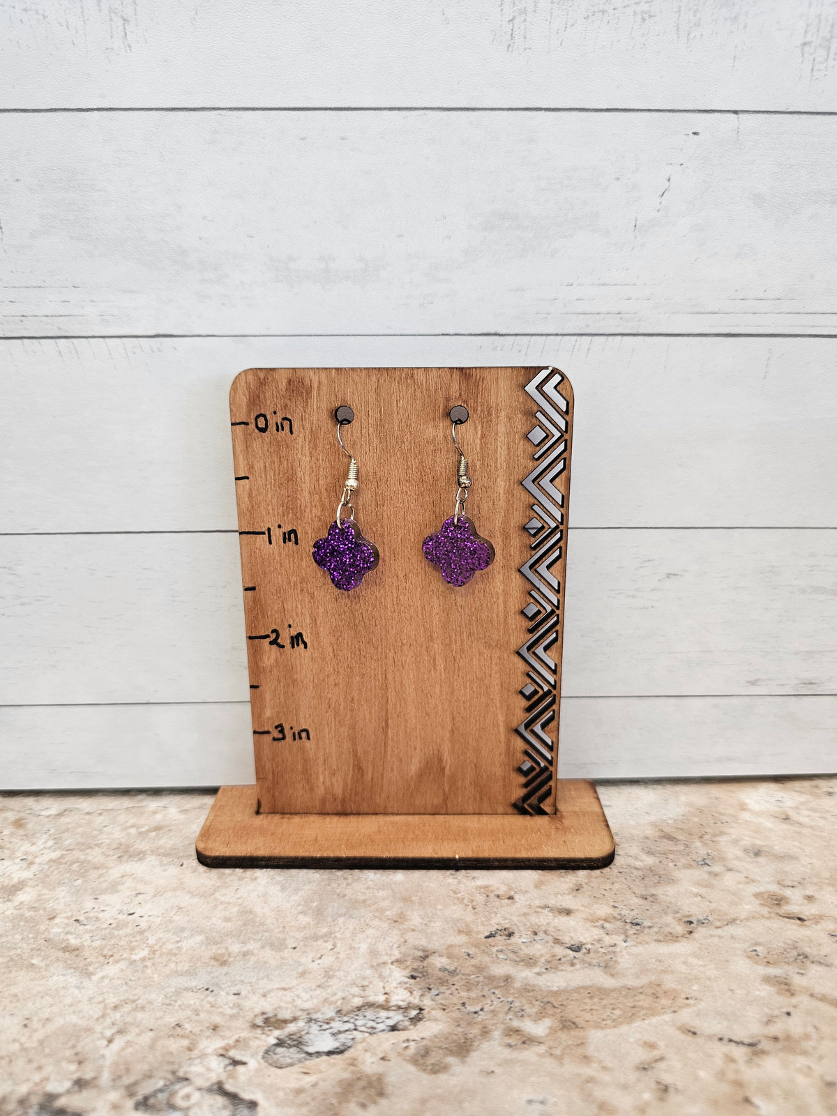 Small Shaped Resin Dangling Earring