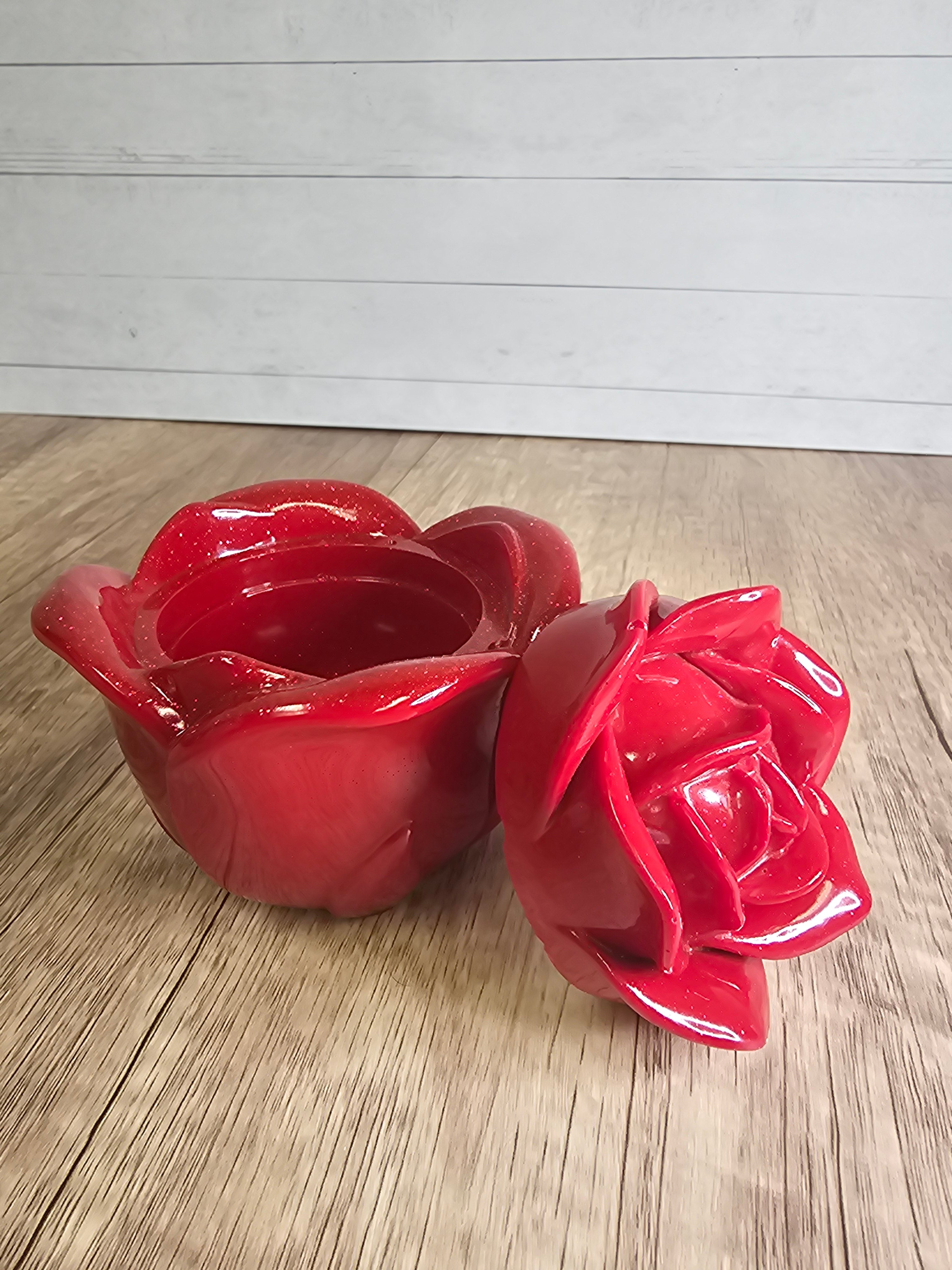 Resin Rose Jar