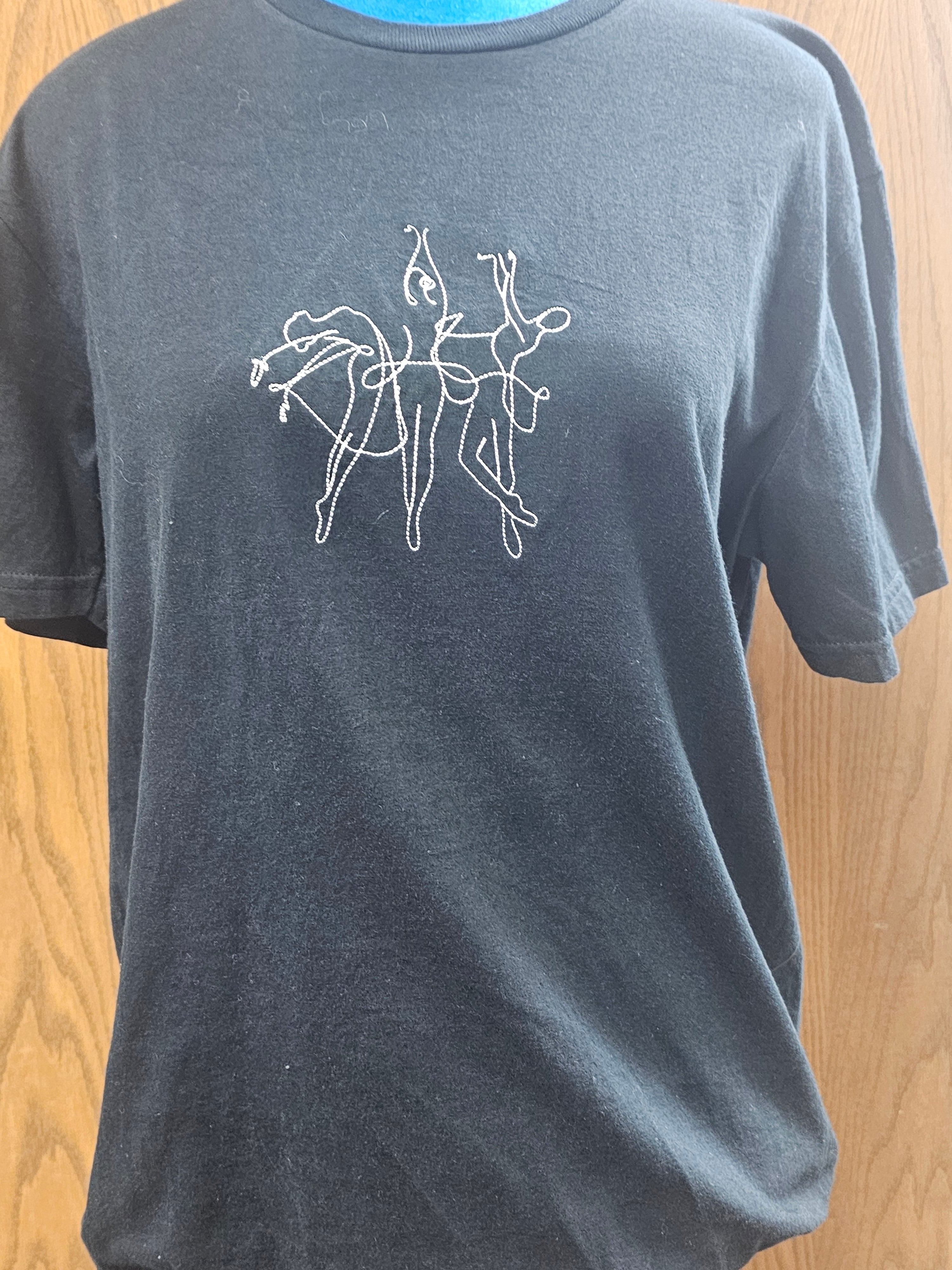 Embroidered Ballerina Tee