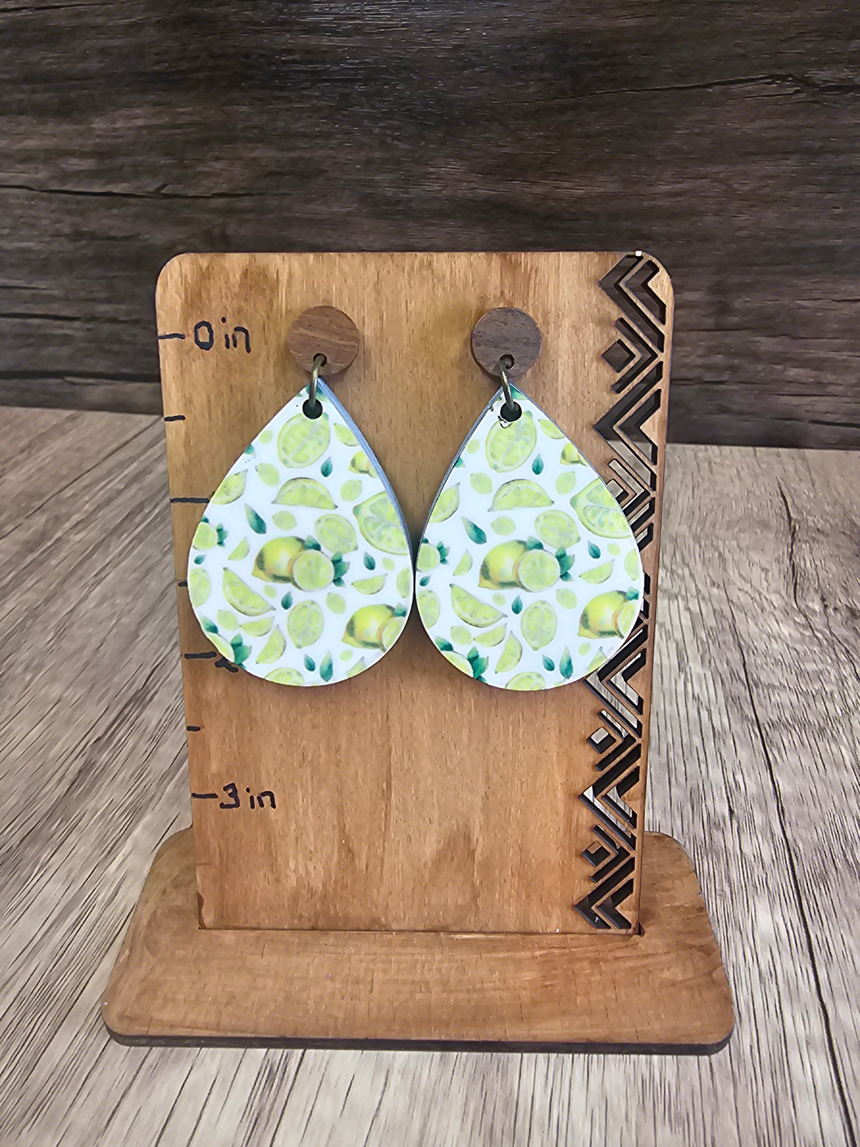 Teardrop Fruit Theme Earrings