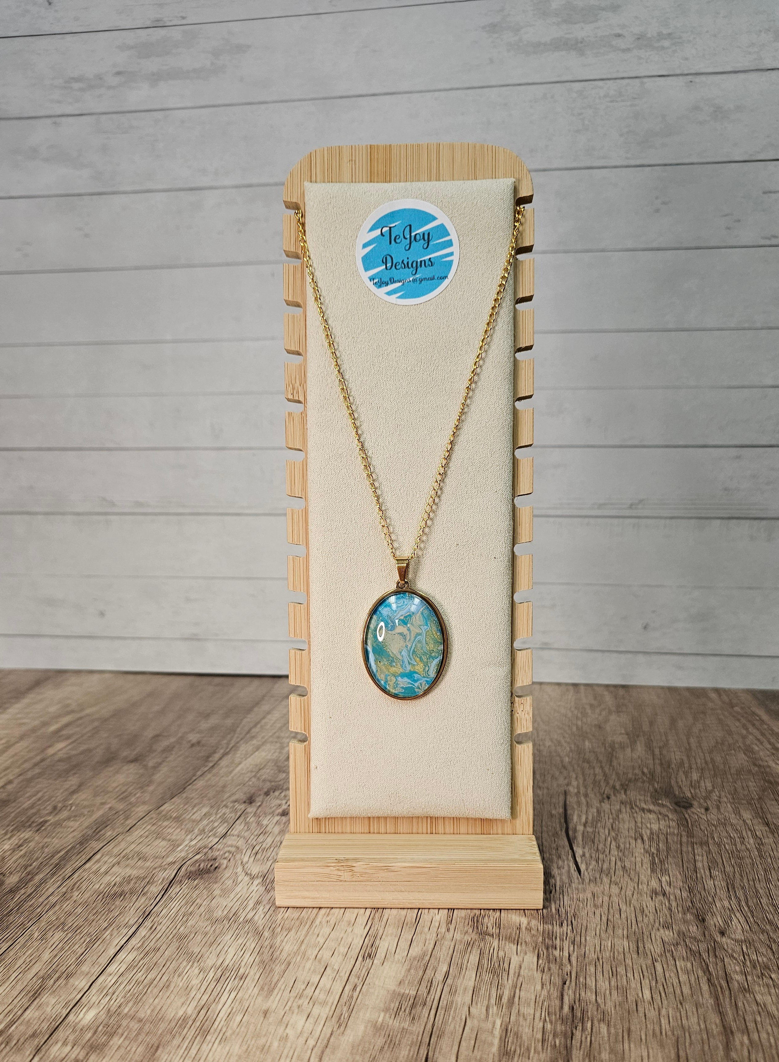 31.5" Fluid Art Necklace
