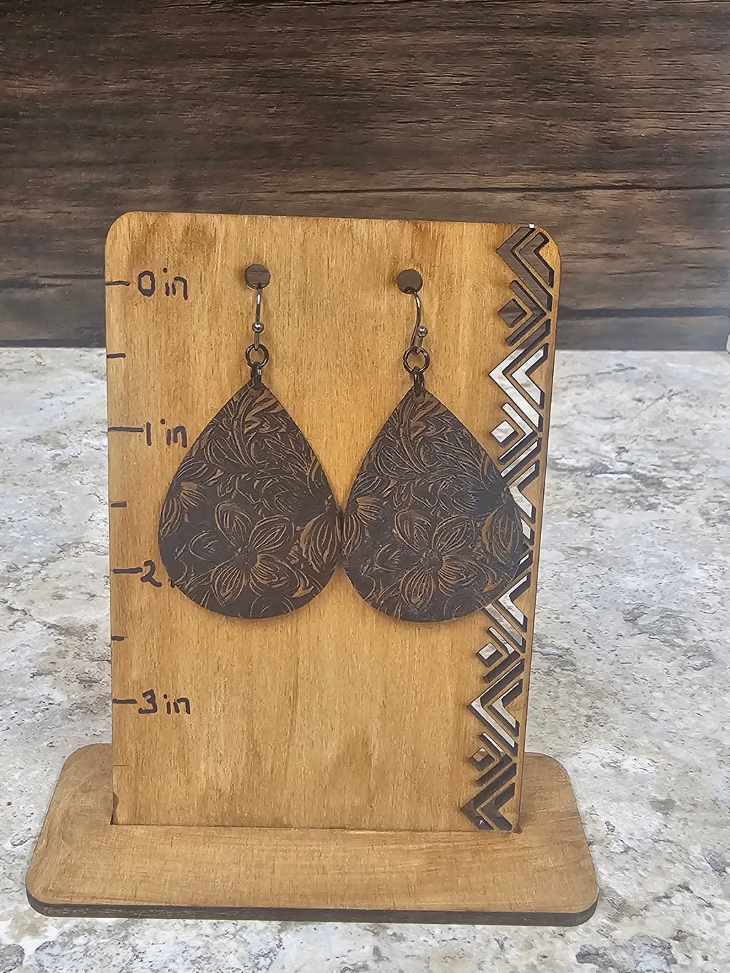 Leather Dangle Earrings