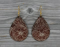 Leather Dangle Earrings