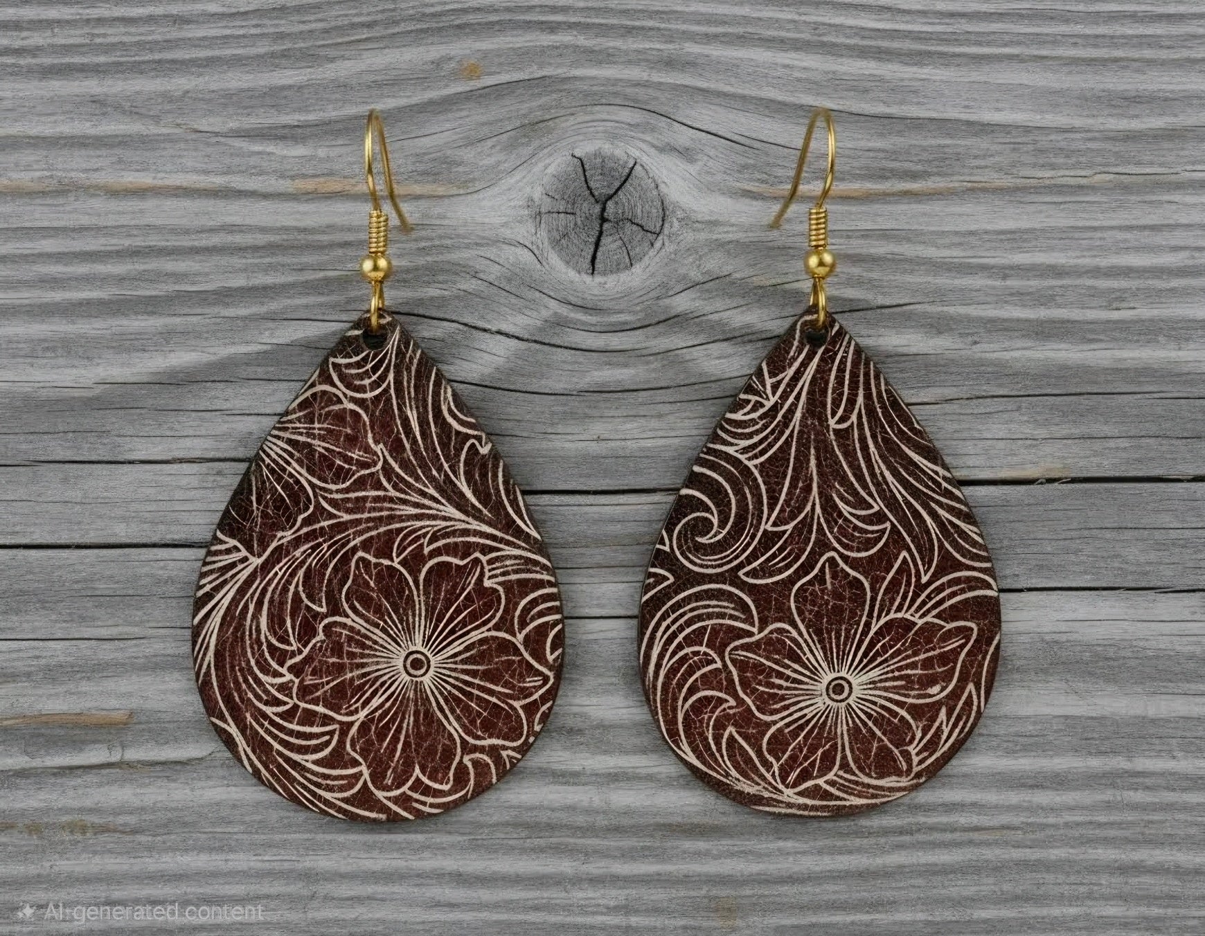 Leather Dangle Earrings