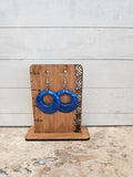 Circle Resin Dangling Earring