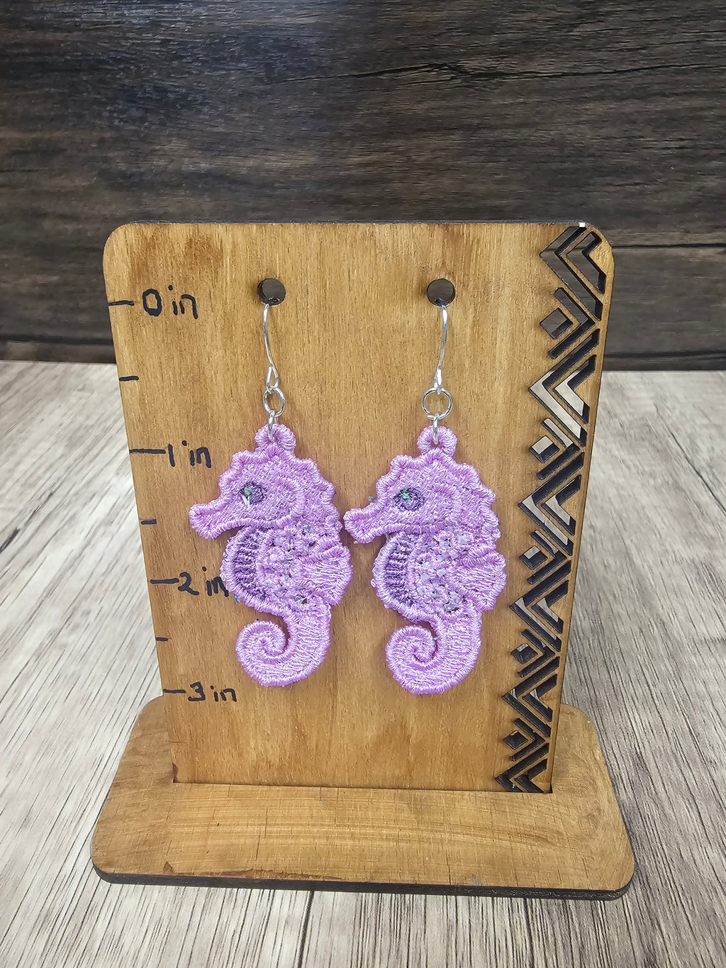 Embroidered Summer Earrings