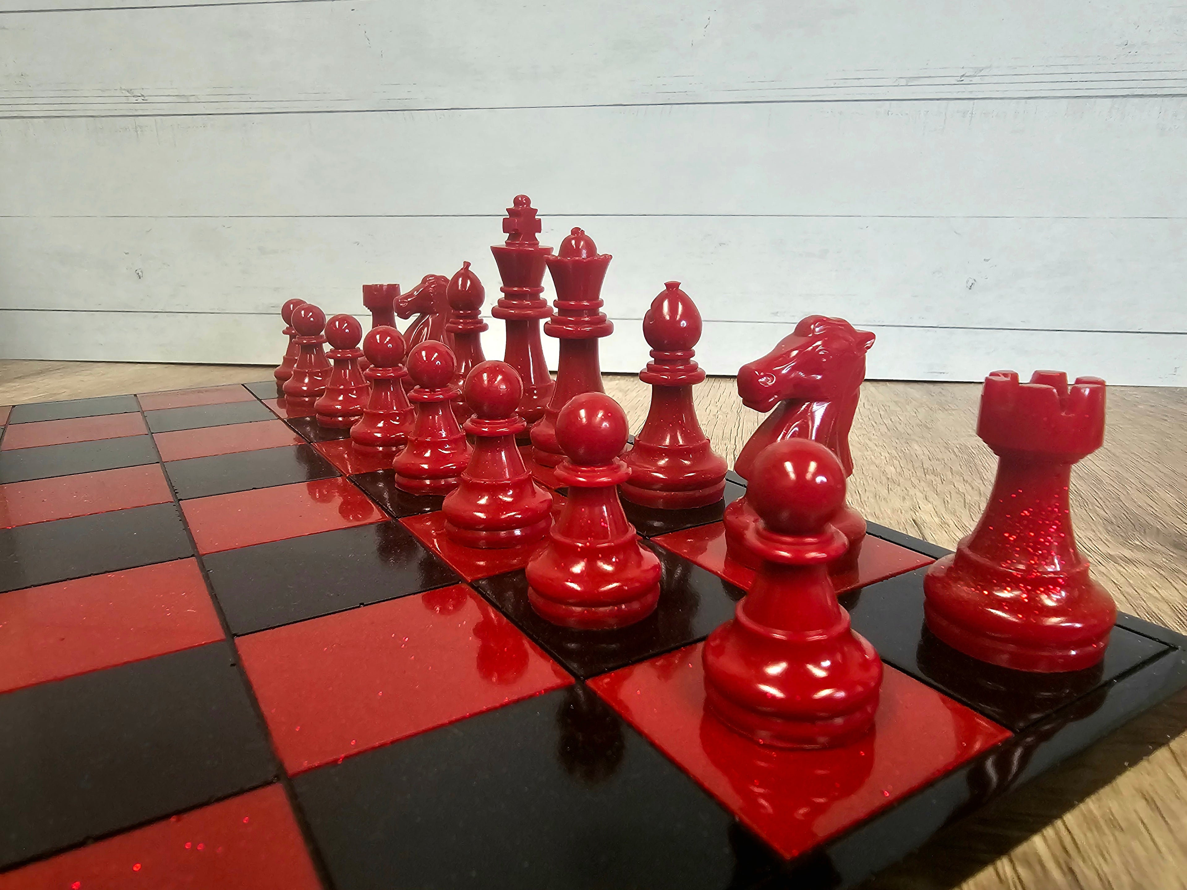 Resin chessboard