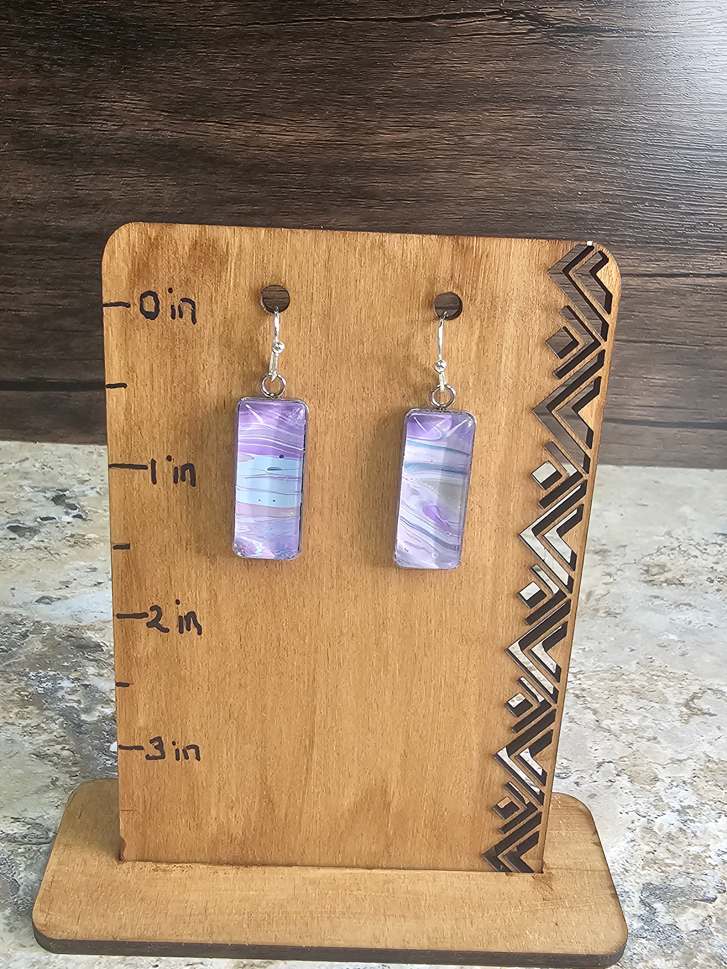 Fluid Art Earrings