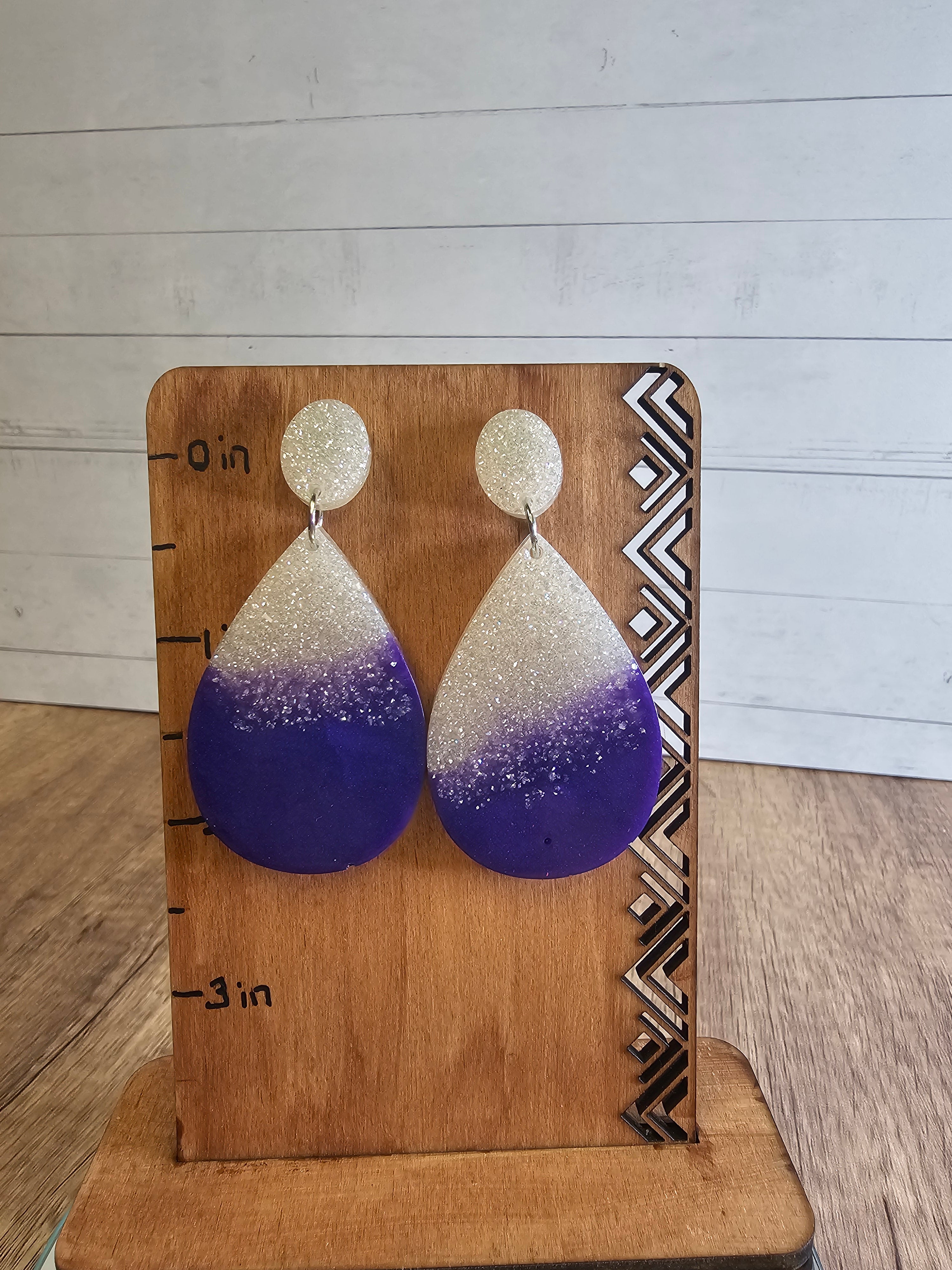 Resin Dangle Earrings