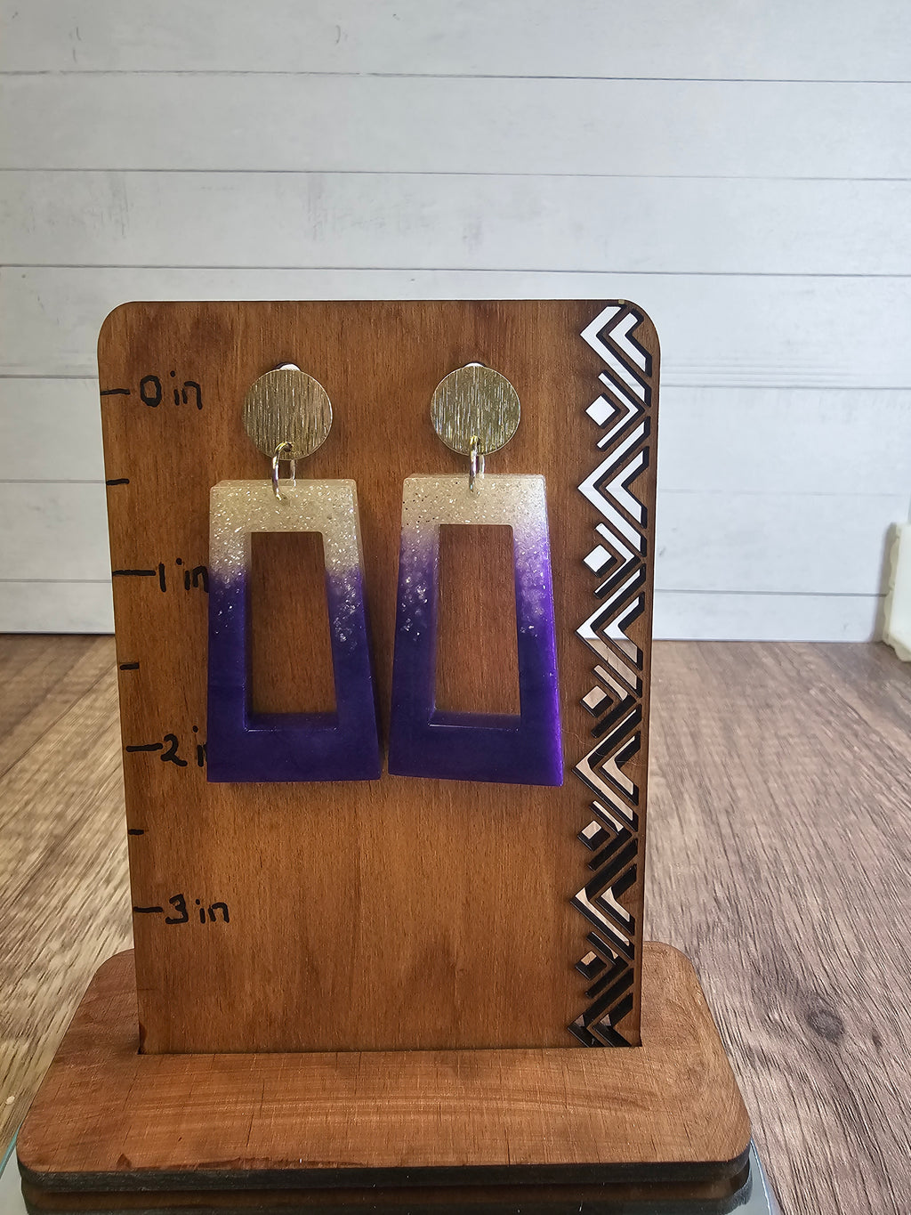 Resin Dangle Earrings