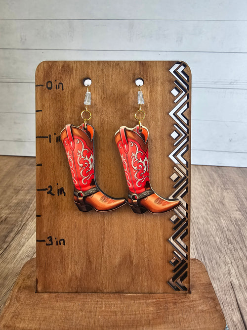Boot Dangle Earrings