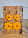 Acrylic flower earrings
