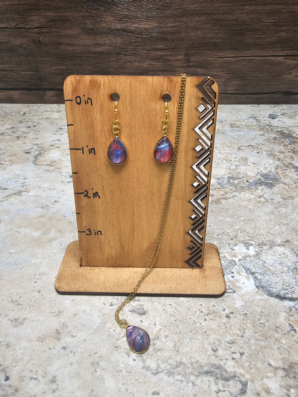 Fluid Art Earrings
