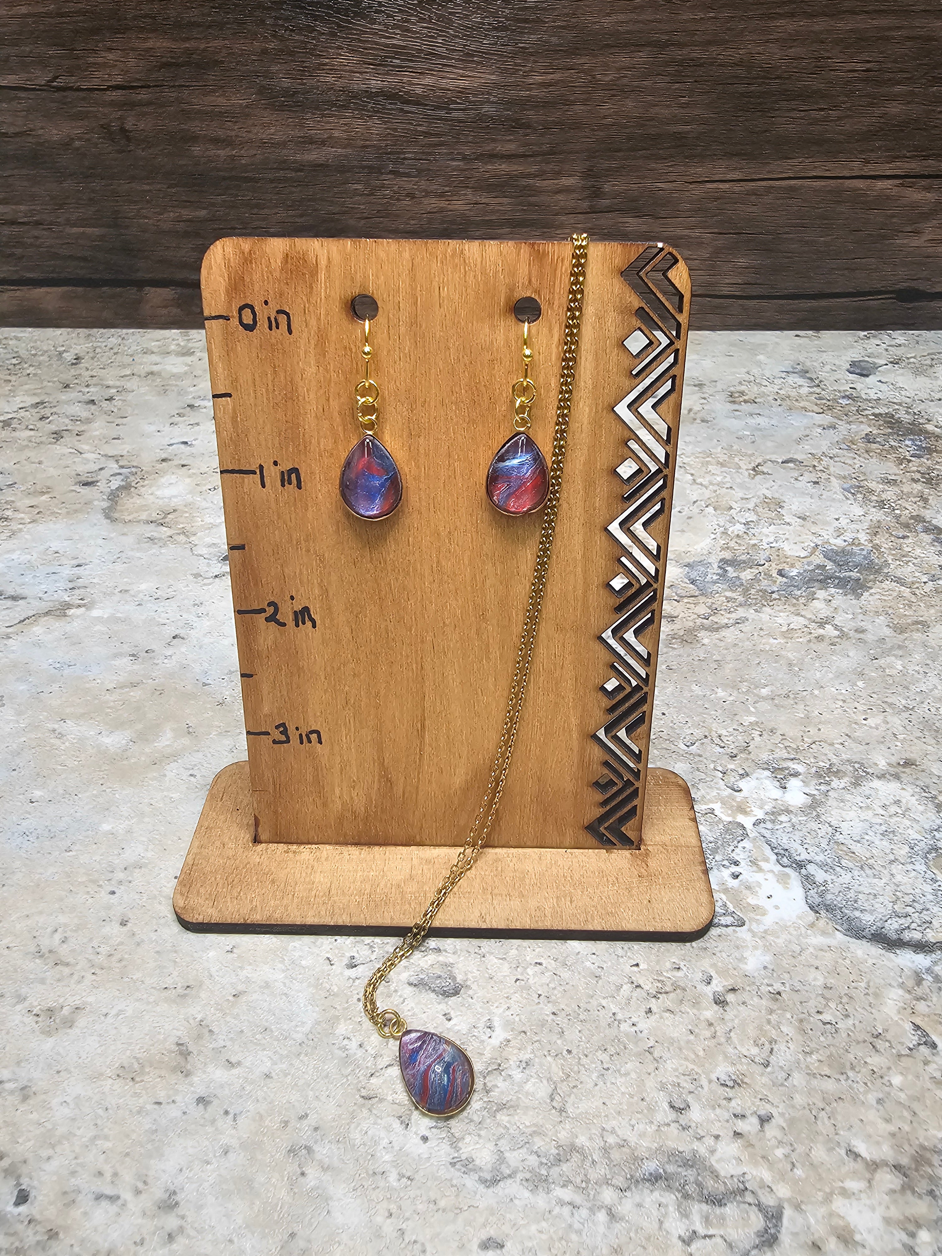 Fluid Art Earrings