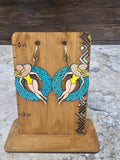 Bathing Beauty on Float Earrings