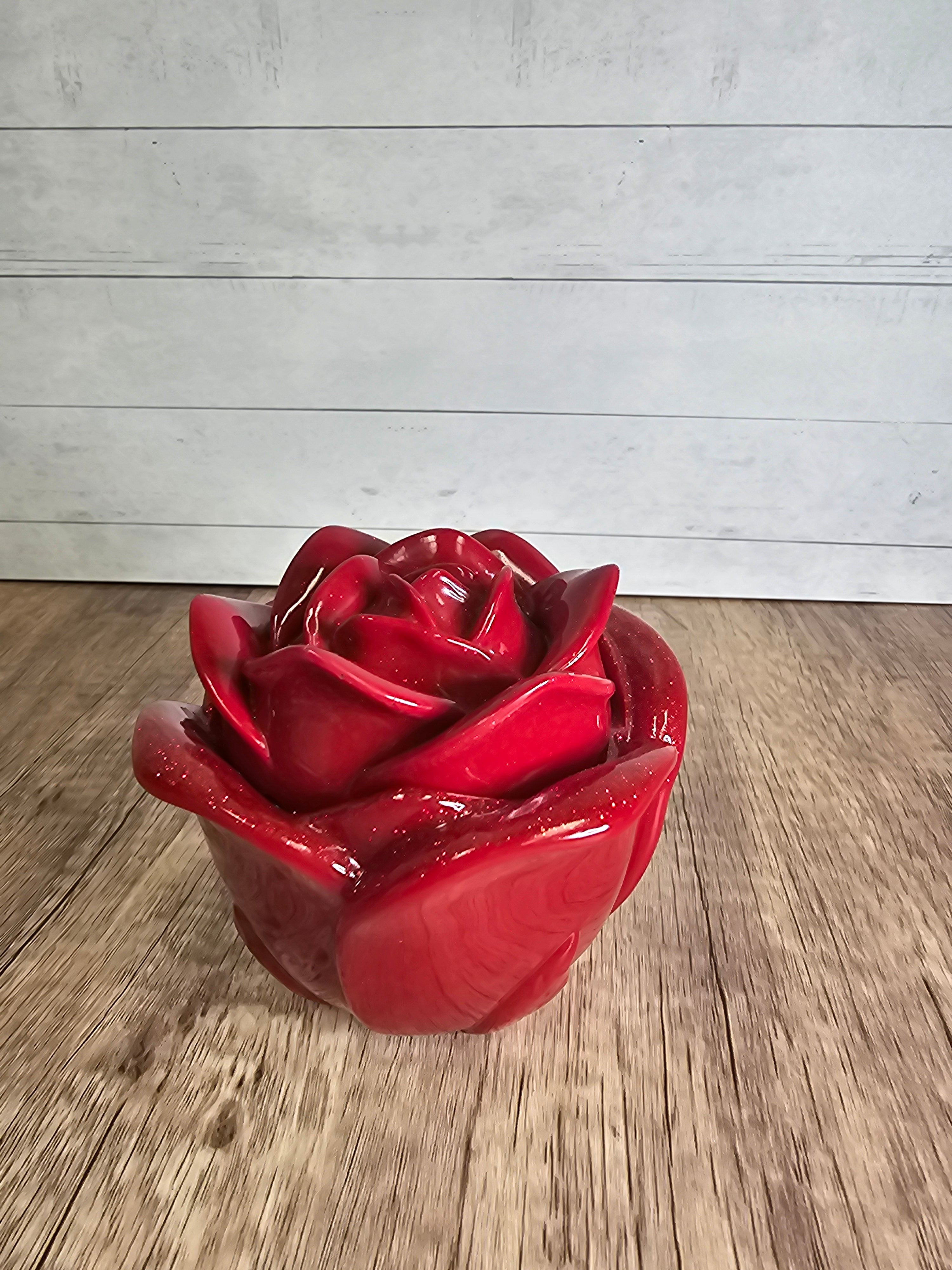 Resin Rose Jar