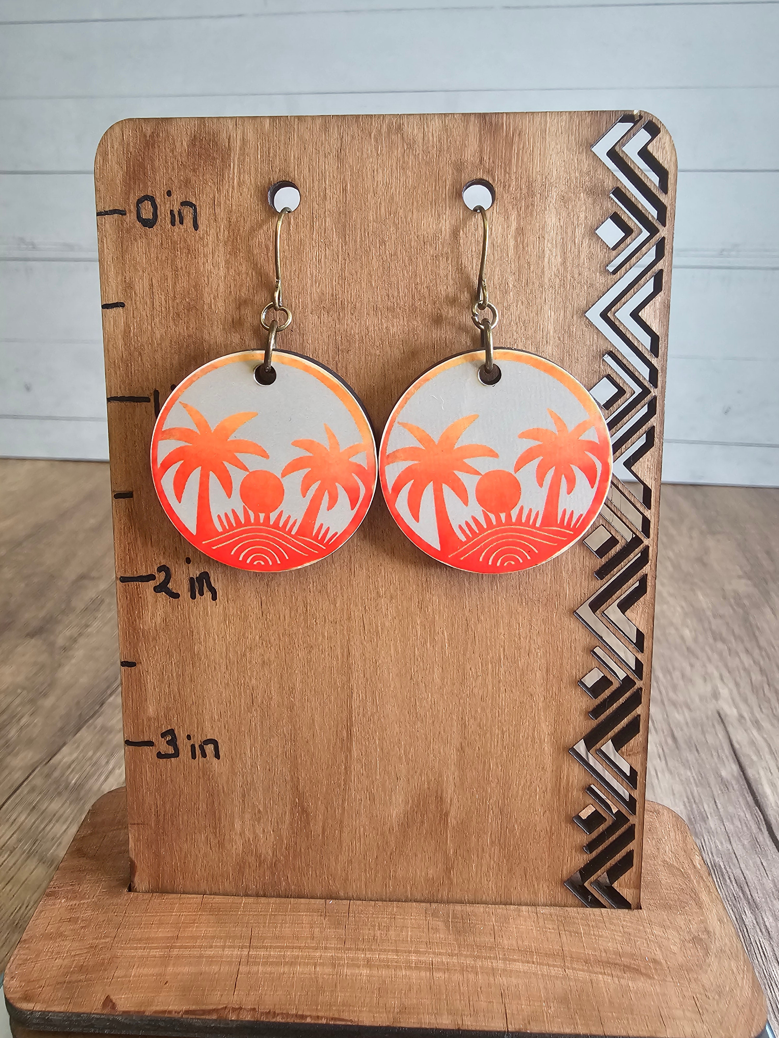 Ocean Scene Earrings
