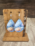Wooden Shell Earrings