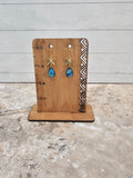 Bow Dangling Raindrop Earrings