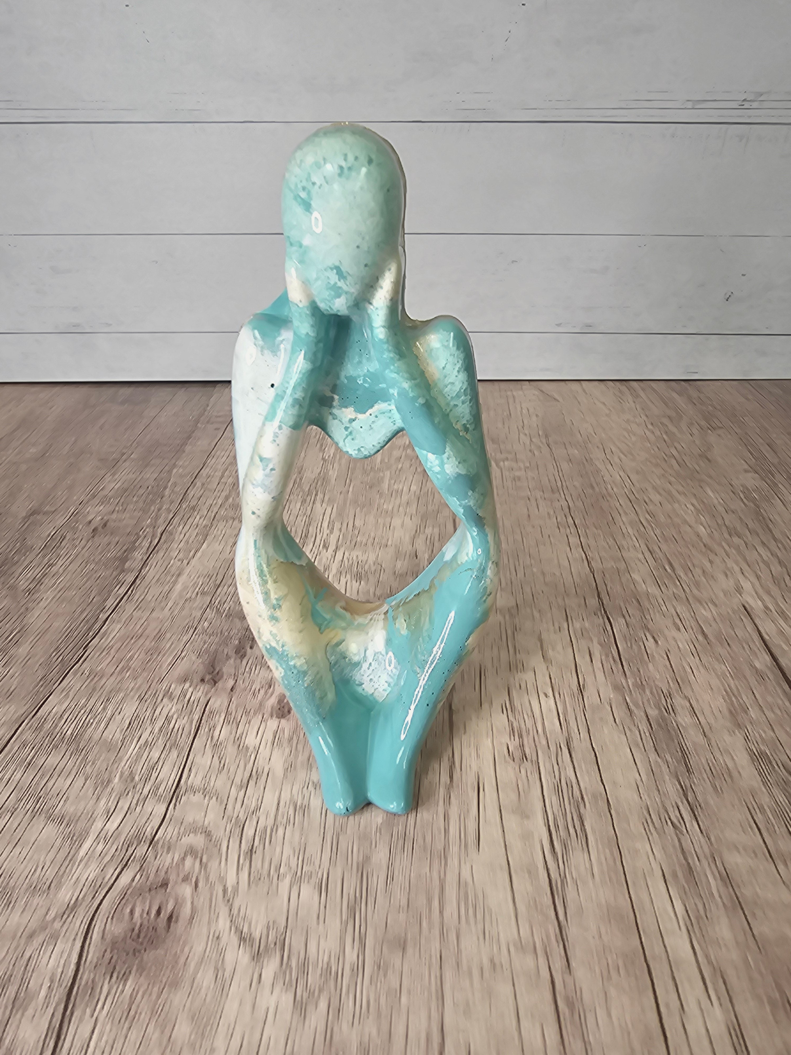 Resin Thinker Statue