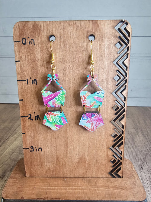 Bathing Suit Earrings