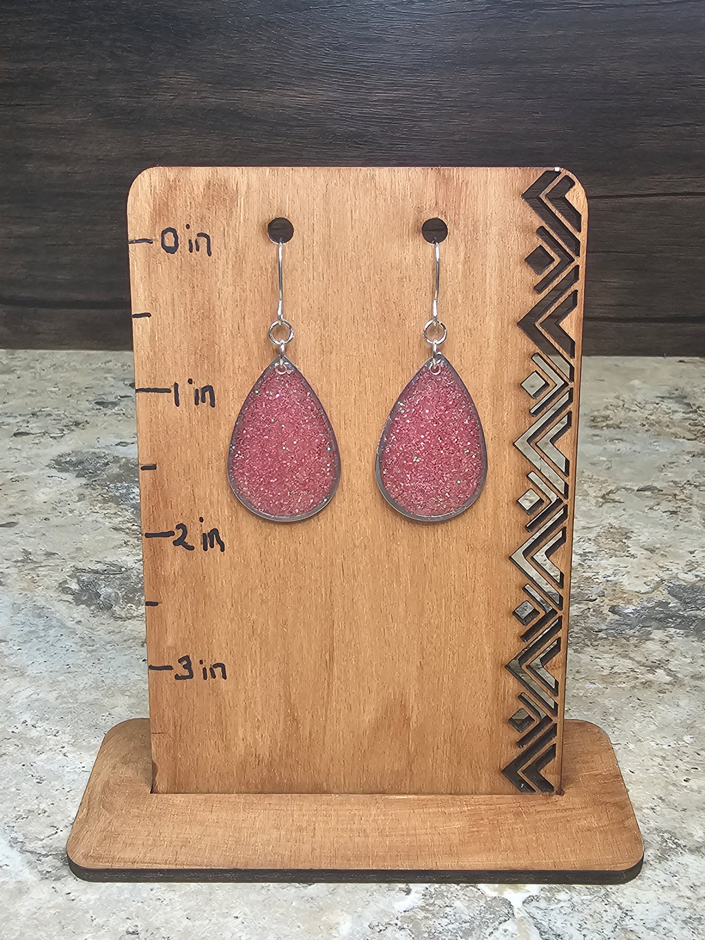 Teardrop Resin Earrings