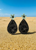 Laser leather Earrings