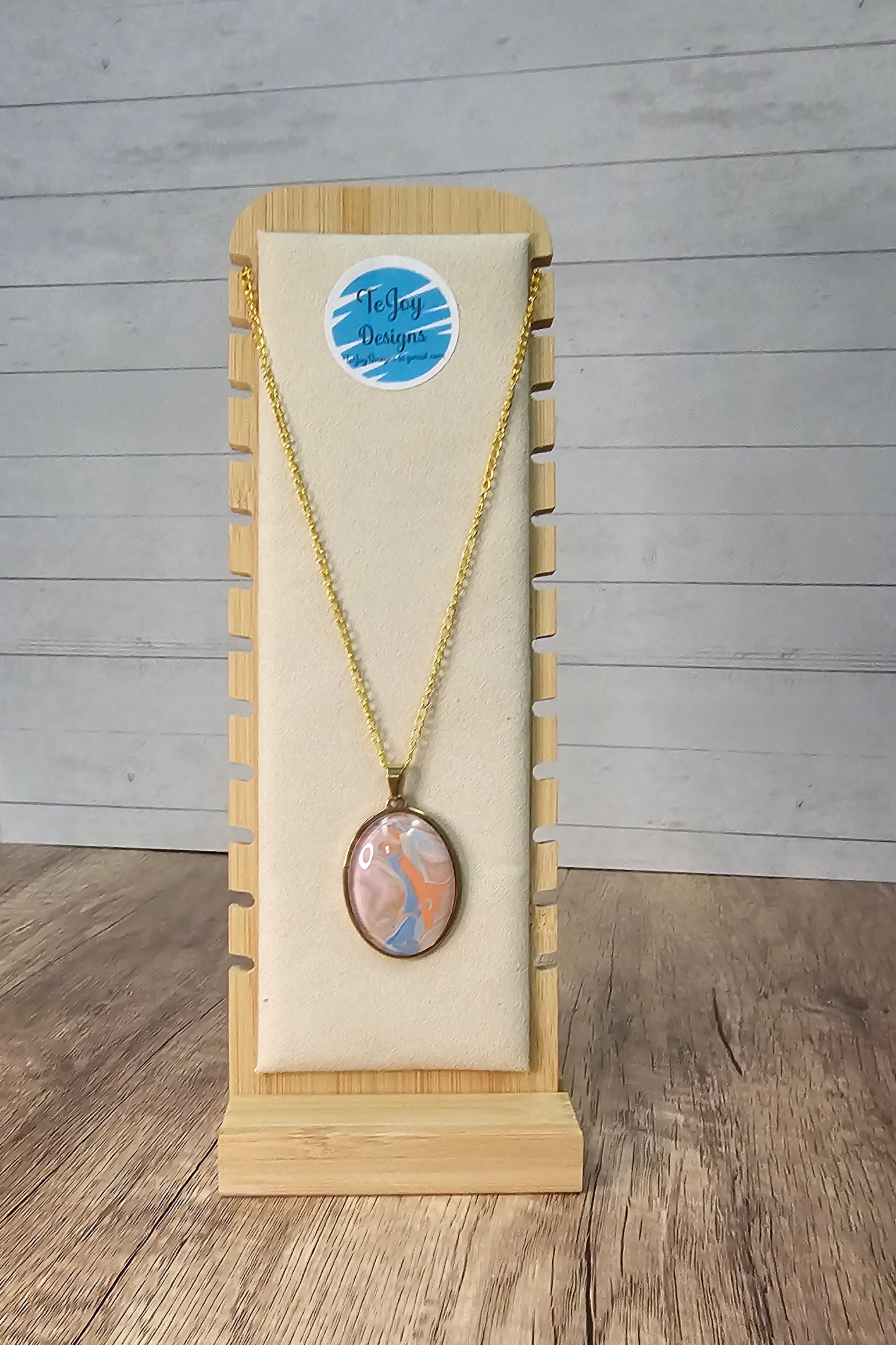 31.5" Fluid Art Necklace