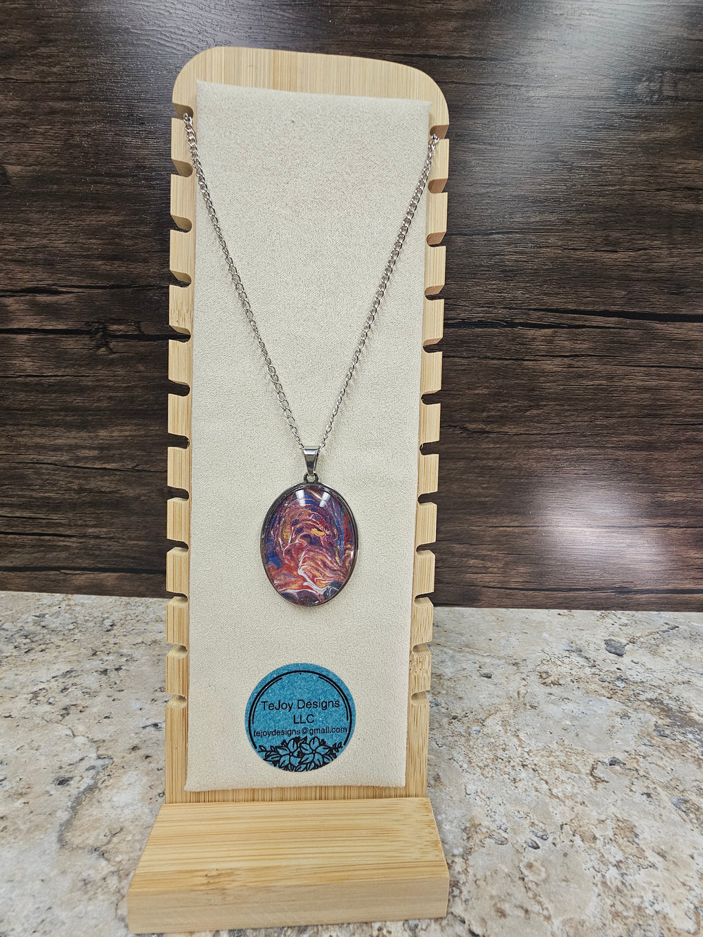 31.5" Fluid Art Necklace