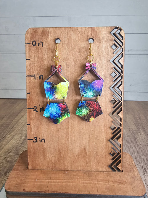 Bathing Suit Earrings