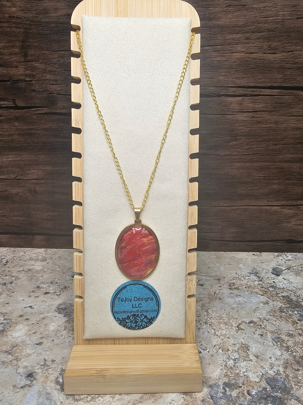 31.5" Fluid Art Necklace