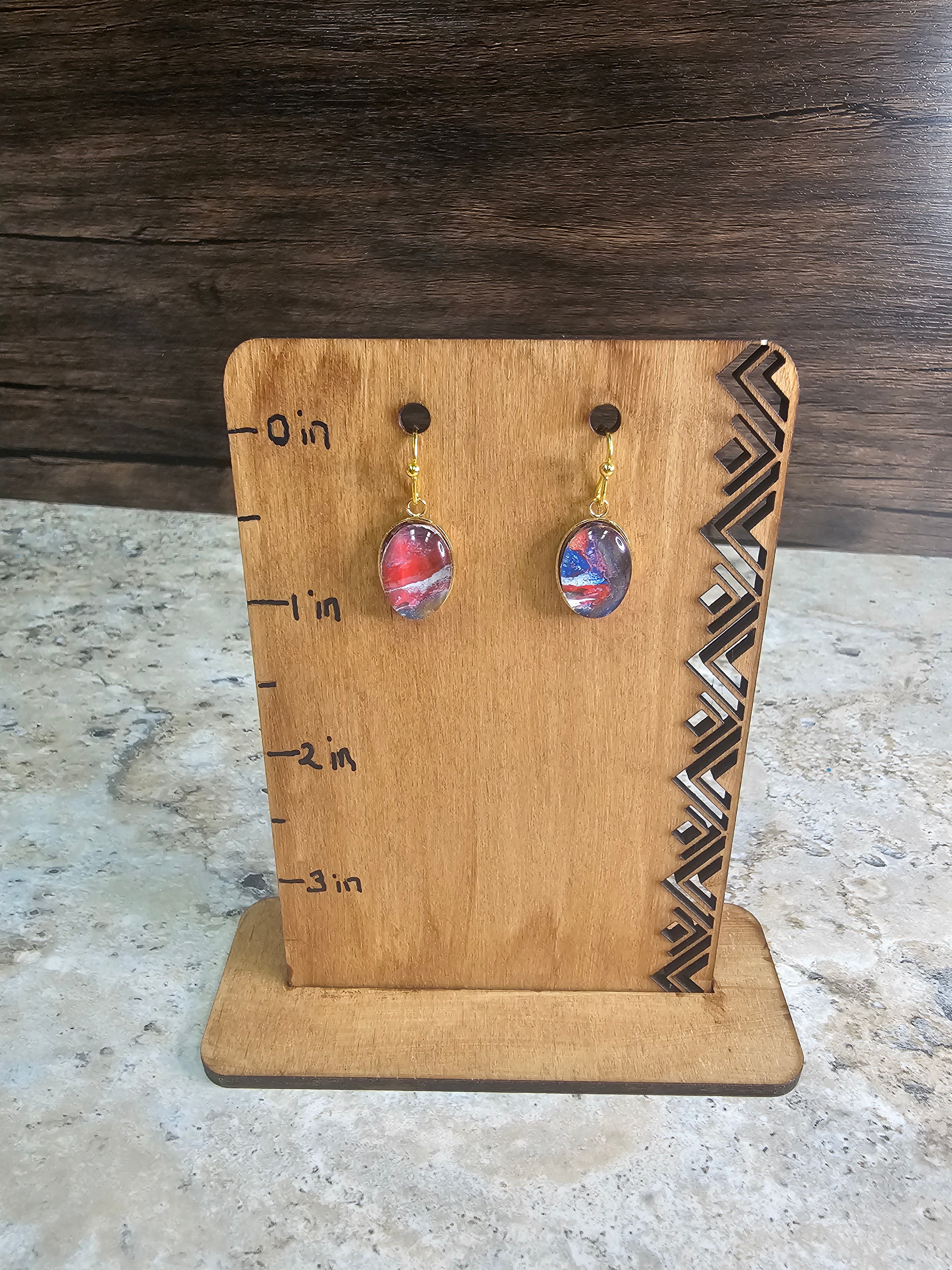 Fluid Art Earrings