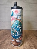 Explore the World Water Bottle