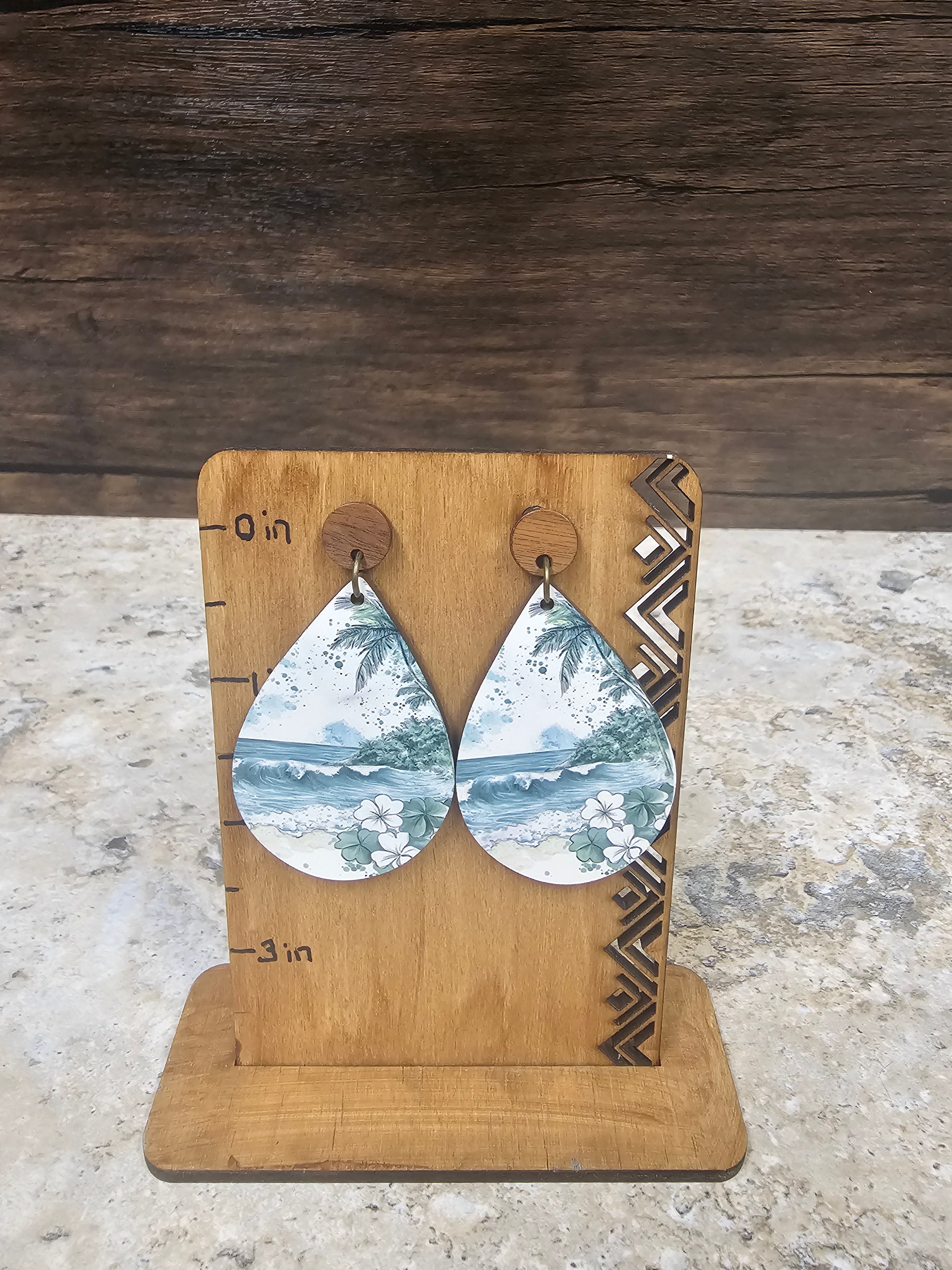 Large Teardrop Earrings