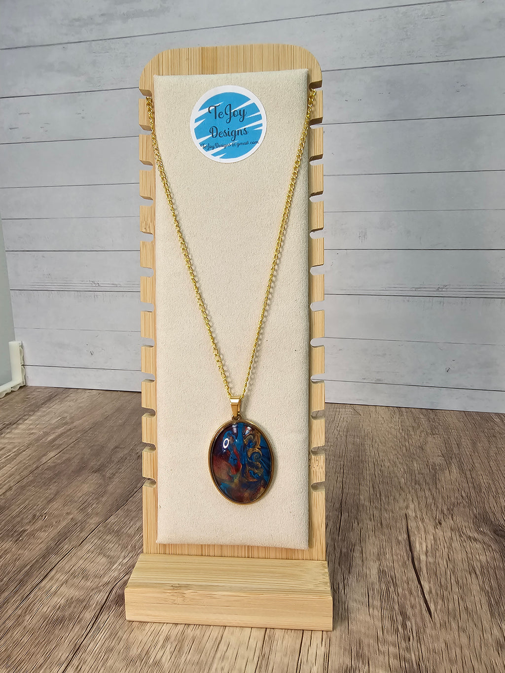 31.5" Fluid Art Necklace