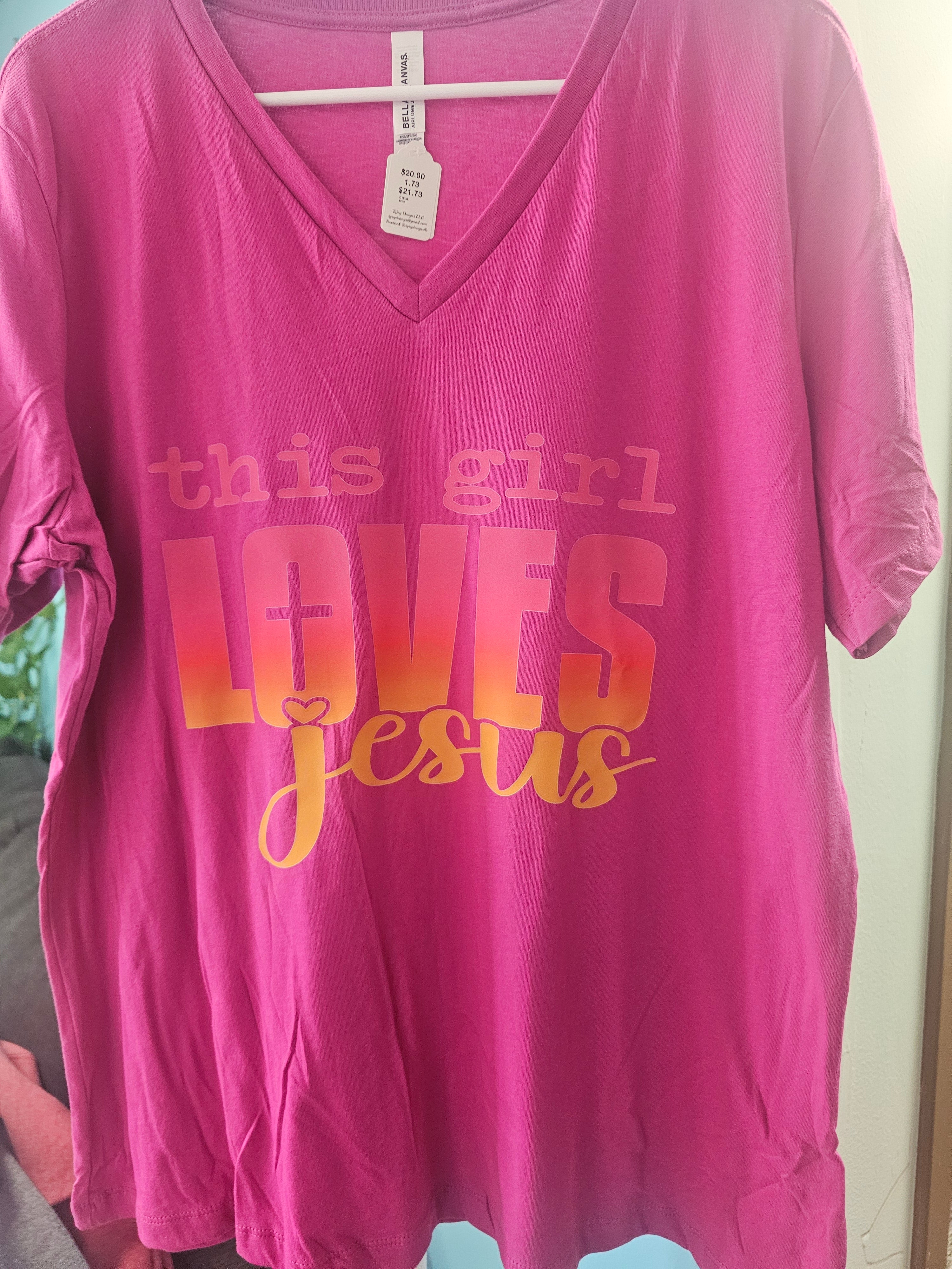 This Girl Loves Jesus Tee