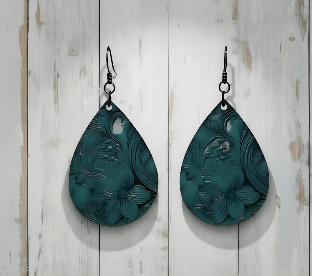 Leather Dangle Earrings