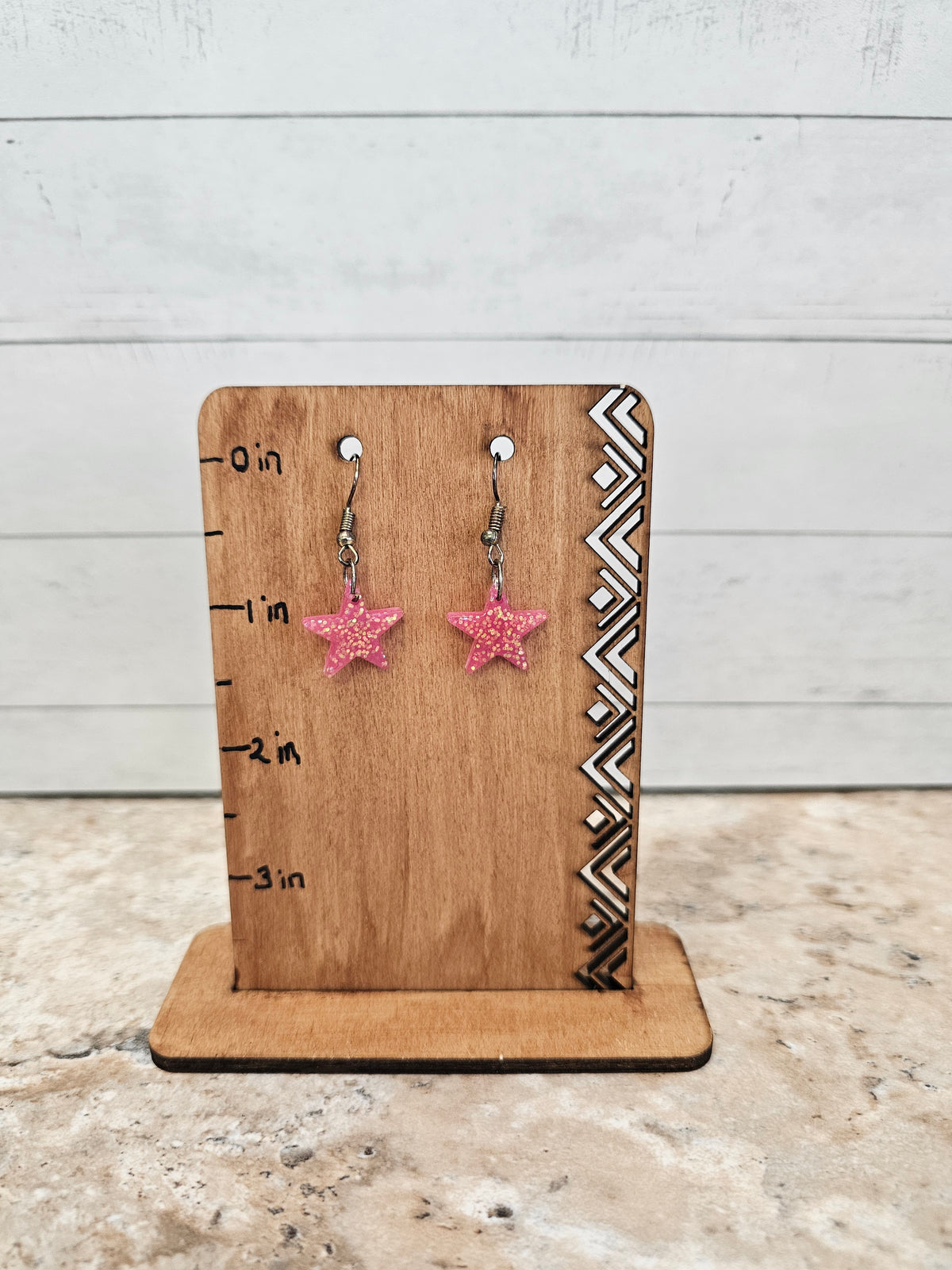 Small Shaped Resin Dangling Earring